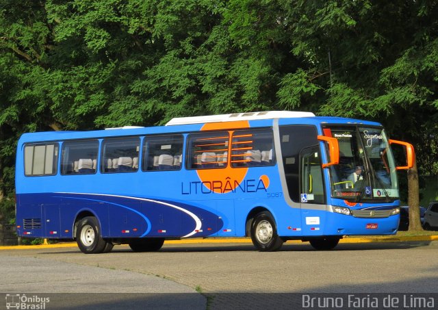 Litorânea Transportes Coletivos 5087 na cidade de São Paulo, São Paulo, Brasil, por Bruno Faria de Lima. ID da foto: 4730309.