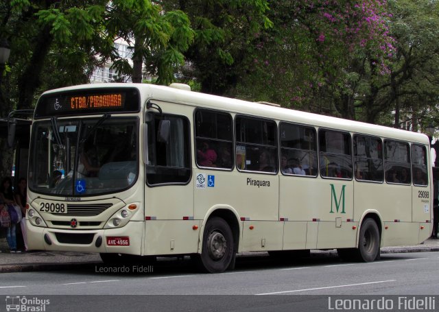Viação Piraquara 29098 na cidade de Curitiba, Paraná, Brasil, por Leonardo Fidelli. Número da foto: #4731332.