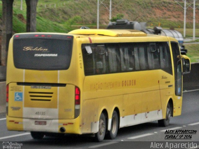 Viação Itapemirim 48135 na cidade de Pindamonhangaba, São Paulo, Brasil, por Alex Aparecido. Número da foto: #4730896.