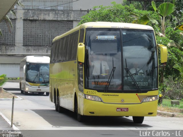 Viação Itapemirim 45501 na cidade de Recife, Pernambuco, Brasil, por Luiz Carlos de Santana. Número da foto: #4731653.