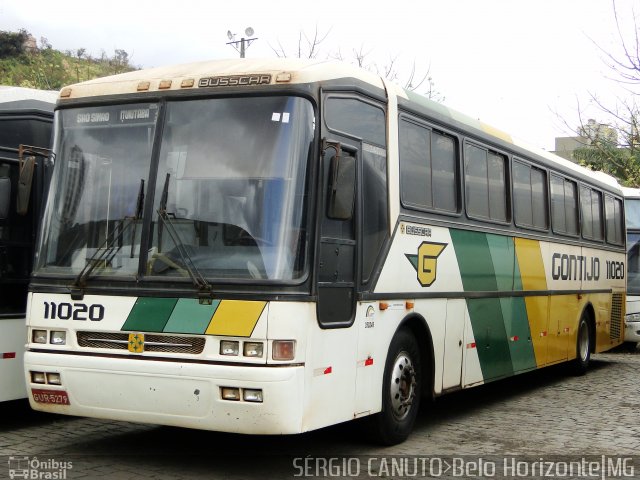 Empresa Gontijo de Transportes 11020 na cidade de Belo Horizonte, Minas Gerais, Brasil, por Sérgio Augusto Braga Canuto. ID da foto: 4732214.