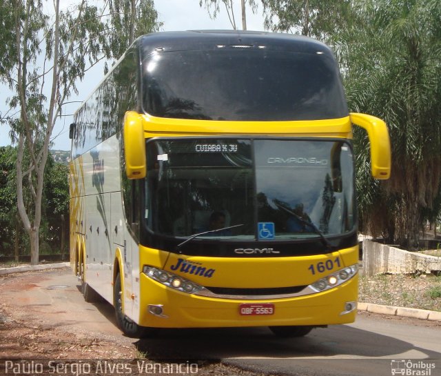 Viação Juína 1601 na cidade de Cuiabá, Mato Grosso, Brasil, por Paulo Sergio Alves Venancio. ID da foto: 4730850.