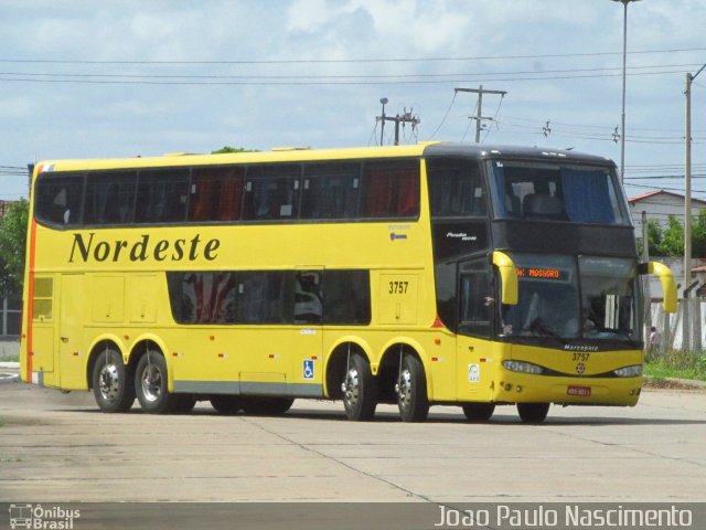 Viação Nordeste 3757 na cidade de Natal, Rio Grande do Norte, Brasil, por Joao Paulo Nascimento Silva. ID da foto: 4731952.