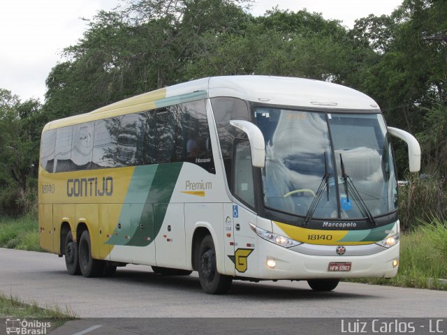 Empresa Gontijo de Transportes 18140 na cidade de Recife, Pernambuco, Brasil, por Luiz Carlos de Santana. ID da foto: 4731861.