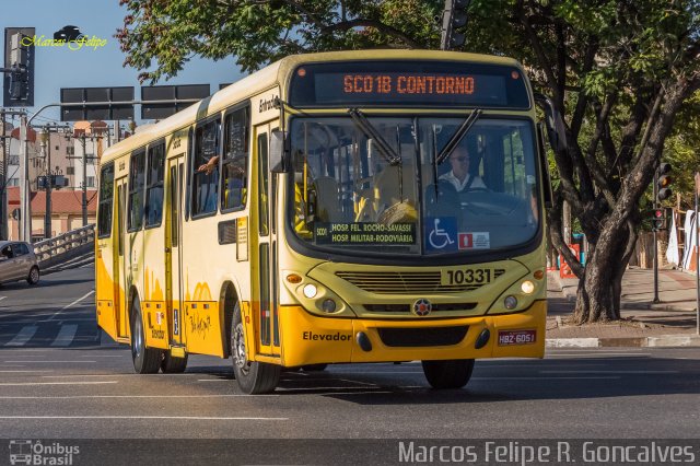 Viação Sandra 10331 na cidade de Belo Horizonte, Minas Gerais, Brasil, por Marcos Felipe R. Goncalves. ID da foto: 4803112.