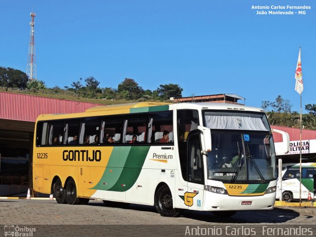 Empresa Gontijo de Transportes 12235 na cidade de João Monlevade, Minas Gerais, Brasil, por Antonio Carlos Fernandes. Número da foto: #4802149.