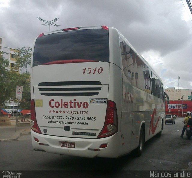 Coletivo Transportes 1510 na cidade de Caruaru, Pernambuco, Brasil, por Matheus  Nascimento. ID da foto: 4801158.