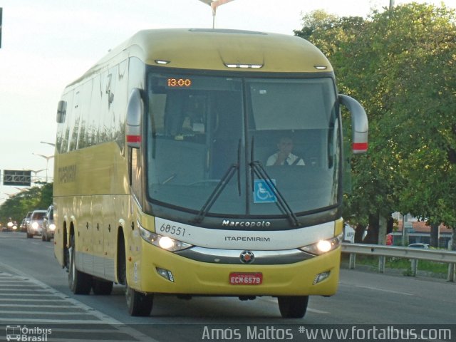 Viação Itapemirim 60551 na cidade de Fortaleza, Ceará, Brasil, por Amós  Mattos. ID da foto: 4802382.