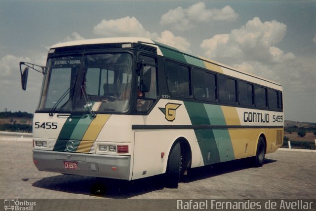 Empresa Gontijo de Transportes 5455 na cidade de Ribeira do Pombal, Bahia, Brasil, por Rafael Fernandes de Avellar. ID da foto: 4801749.