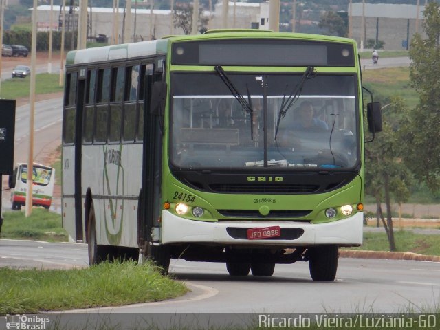 G20 Transportes 24154 na cidade de Luziânia, Goiás, Brasil, por Ricardo Vieira. ID da foto: 4802251.