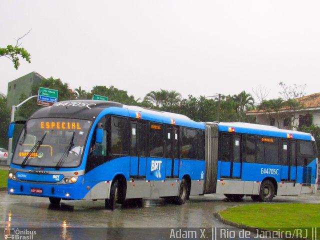 Auto Viação Três Amigos E44705C na cidade de Rio de Janeiro, Rio de Janeiro, Brasil, por Adam Xavier Rodrigues Lima. Número da foto: #4802279.
