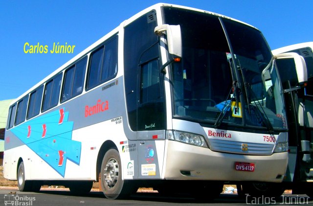 Transportadora Turística Benfica 7500 na cidade de Goiânia, Goiás, Brasil, por Carlos Júnior. Número da foto: #4802080.