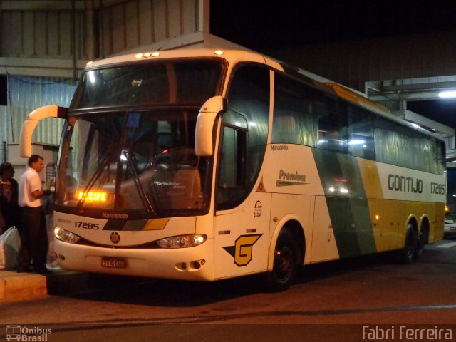 Empresa Gontijo de Transportes 17285 na cidade de Belo Horizonte, Minas Gerais, Brasil, por Fabri Ferreira. ID da foto: 4801439.