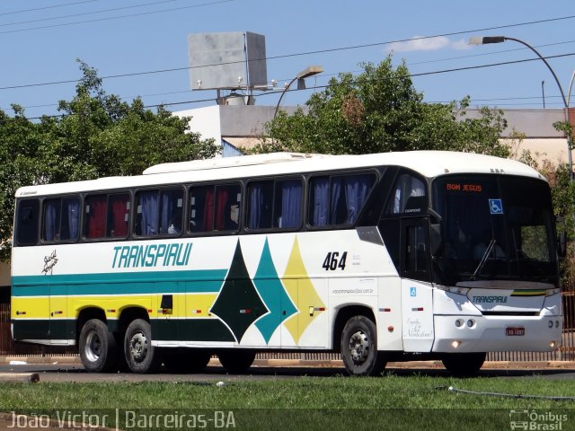 Viação Transpiauí 464 na cidade de Barreiras, Bahia, Brasil, por João Victor. ID da foto: 4803417.