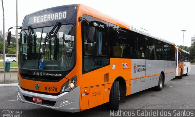 Alfa Rodobus > CooperAlfa 8 6178 na cidade de São Paulo, São Paulo, Brasil, por Matheus Gabriel dos Santos. Número da foto: #4803749.