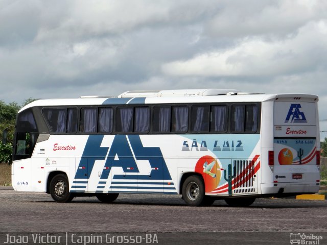 Empresa de Transportes São Luiz 6140 na cidade de Capim Grosso, Bahia, Brasil, por João Victor. ID da foto: 4805243.