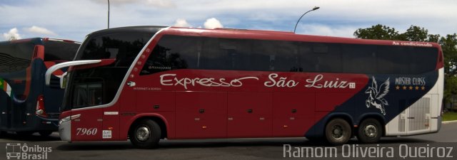 Expresso São Luiz 7960 na cidade de Brasília, Distrito Federal, Brasil, por Ramom Oliveira Queiroz. Número da foto: #4803929.