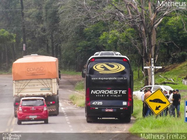 Expresso Nordeste 4725 na cidade de Nova Tebas, Paraná, Brasil, por Matheus Freitas. Número da foto: #4803883.
