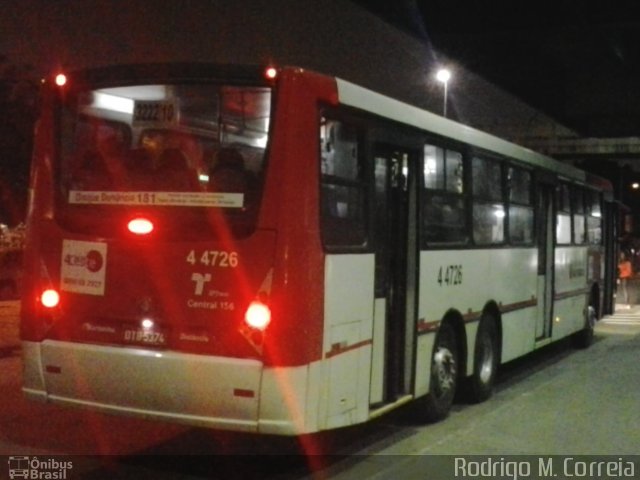 Empresa de Transportes Itaquera Brasil 4 4726 na cidade de São Paulo, São Paulo, Brasil, por Jonathan  Aguiar Correa. Número da foto: #4806529.