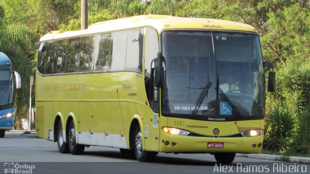 Viação Itapemirim 5521 na cidade de Taubaté, São Paulo, Brasil, por Alex Ramos Ribeiro. ID da foto: 4806448.