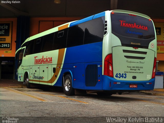 TransAcácia Turismo 4343 na cidade de Sorocaba, São Paulo, Brasil, por Weslley Kelvin Batista. Número da foto: #4804371.
