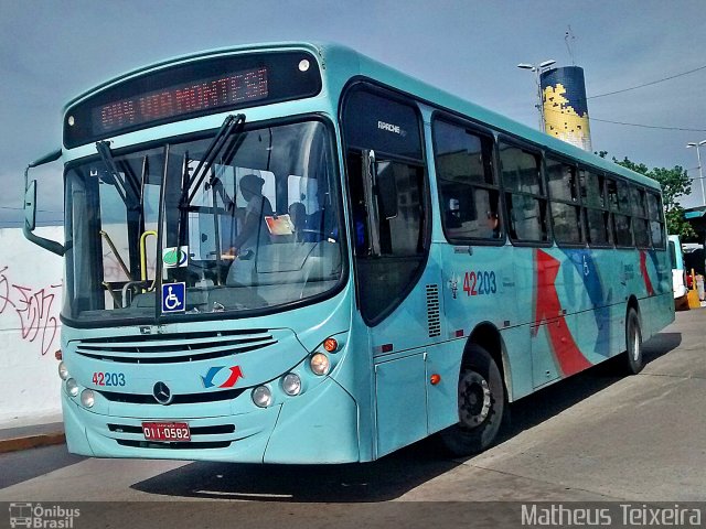 Auto Viação Dragão do Mar 42203 na cidade de Fortaleza, Ceará, Brasil, por Matheus Lima Teixeira. Número da foto: #4804885.