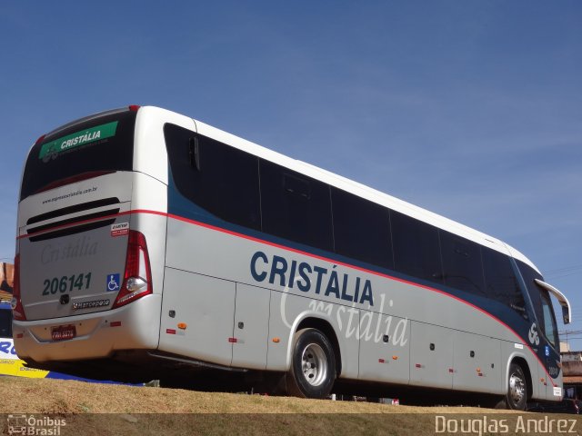 Expresso Cristália 206141 na cidade de Trindade, Goiás, Brasil, por Douglas Andrez. Número da foto: #4805372.