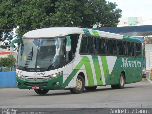 Empresa de Transportes e Turismo Moreira 830 na cidade de Goiânia, Goiás, Brasil, por André Luiz Canon. Número da foto: #4804785.