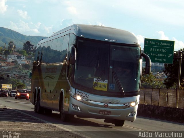 Serodio Turismo 2304 na cidade de Belo Horizonte, Minas Gerais, Brasil, por Adão Raimundo Marcelino. ID da foto: 4805916.