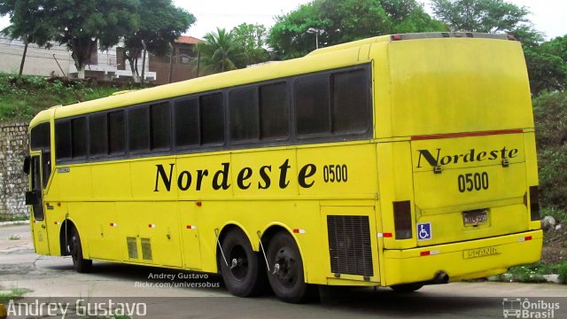 Viação Nordeste 0500 na cidade de Natal, Rio Grande do Norte, Brasil, por Andrey Gustavo. Número da foto: #4806224.