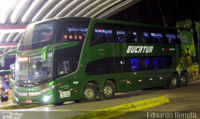 Eucatur - Empresa União Cascavel de Transportes e Turismo 5308 na cidade de Cuiabá, Mato Grosso, Brasil, por Eduardo Benetti . Número da foto: #4806026.