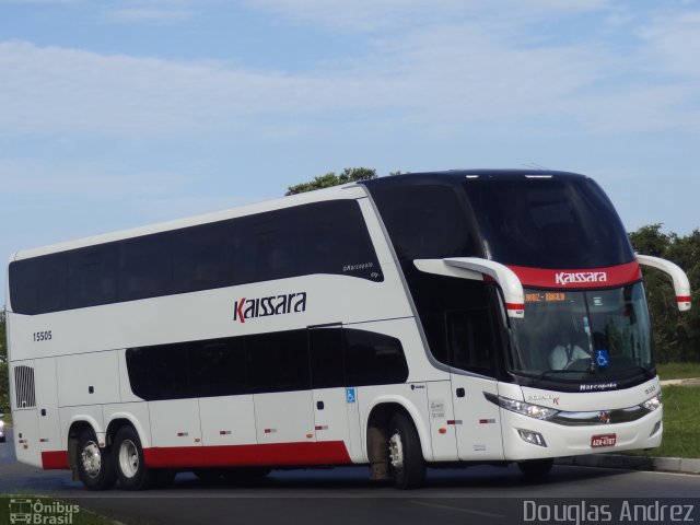 Kaissara - Viação Caiçara 15505 na cidade de Brasília, Distrito Federal, Brasil, por Douglas Andrez. Número da foto: #4734461.