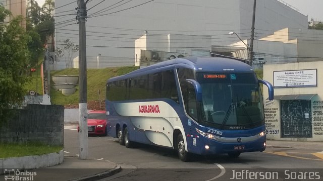 Viação Águia Branca 23760 na cidade de São Bernardo do Campo, São Paulo, Brasil, por Jefferson  Soares. Número da foto: #4734205.