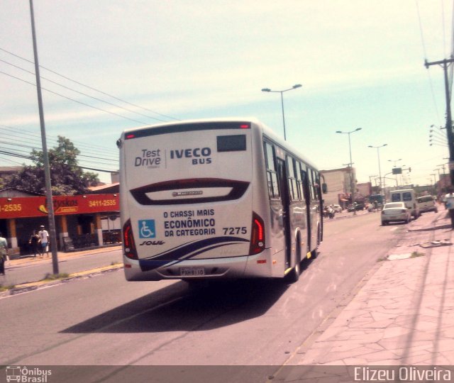 SOUL - Sociedade de Ônibus União Ltda. 7275 na cidade de Alvorada, Rio Grande do Sul, Brasil, por Elizeu Oliveira. Número da foto: #4734076.