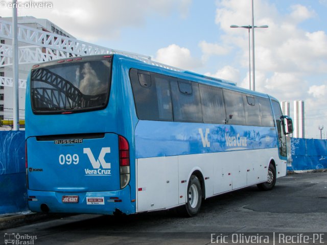 Expresso Vera Cruz 099 na cidade de Recife, Pernambuco, Brasil, por Eric Oliveira. ID da foto: 4734056.