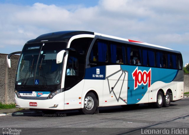 Auto Viação 1001 RJ 108.1095 na cidade de São Paulo, São Paulo, Brasil, por Leonardo Fidelli. Número da foto: #4734162.