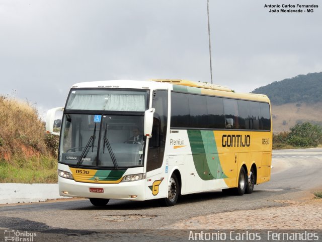 Empresa Gontijo de Transportes 11530 na cidade de João Monlevade, Minas Gerais, Brasil, por Antonio Carlos Fernandes. ID da foto: 4733529.