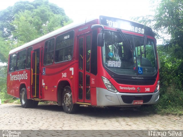 Viação Dedo de Deus 348 na cidade de Teresópolis, Rio de Janeiro, Brasil, por Thiago Silva. Número da foto: #4736178.