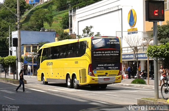 Kaissara - Viação Caiçara 15055 na cidade de Aparecida, São Paulo, Brasil, por Pedro Locatelli. ID da foto: 4736295.