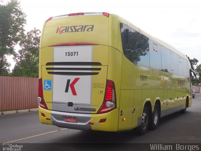 Kaissara - Viação Caiçara 15071 na cidade de Brasília, Distrito Federal, Brasil, por William  Borges. Número da foto: #4737620.