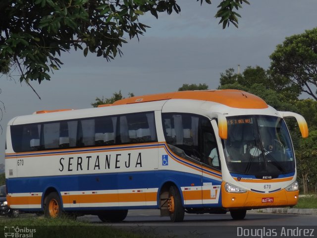Viação Sertaneja 670 na cidade de Brasília, Distrito Federal, Brasil, por Douglas Andrez. Número da foto: #4735946.