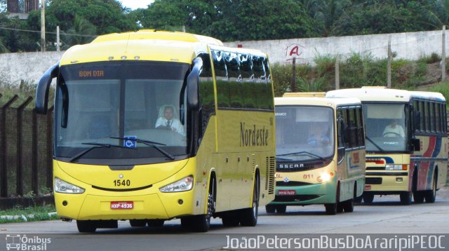 Viação Nordeste 1540 na cidade de Natal, Rio Grande do Norte, Brasil, por João Paulo Peterson de Santana. Número da foto: #4735162.