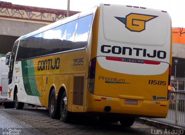 Empresa Gontijo de Transportes 11585 na cidade de Belo Horizonte, Minas Gerais, Brasil, por Luís Carlos Santinne Araújo. Número da foto: #4736845.