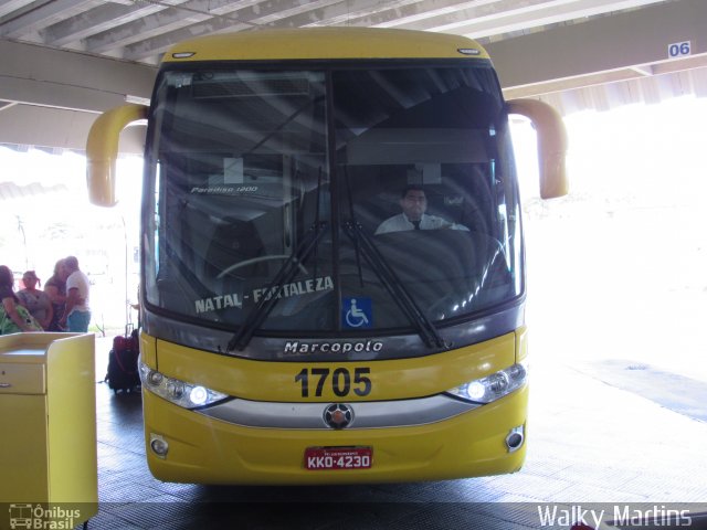 Viação Nordeste 1705 na cidade de Natal, Rio Grande do Norte, Brasil, por Walky Martins Nascimento. Número da foto: #4739663.
