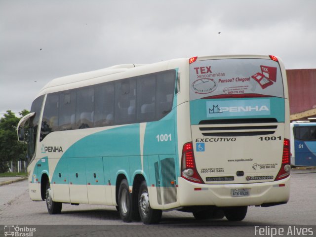 Empresa de Ônibus Nossa Senhora da Penha 1001 na cidade de Pelotas, Rio Grande do Sul, Brasil, por Felipe Alves. ID da foto: 4738951.