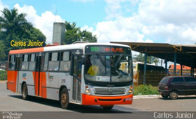 HP Transportes Coletivos 2110 na cidade de Goiânia, Goiás, Brasil, por Carlos Júnior. Número da foto: #4739465.