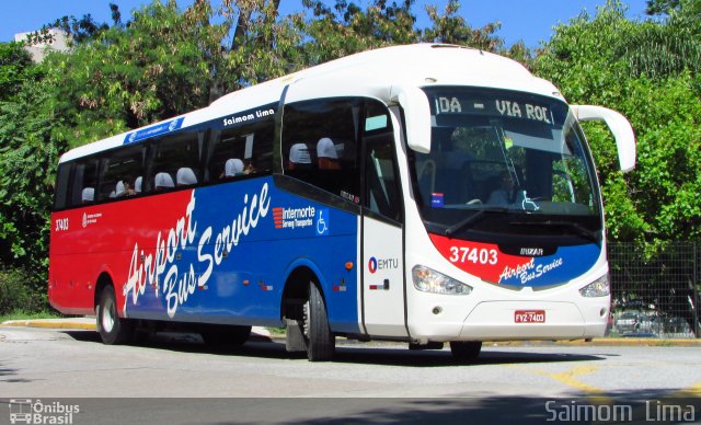 Airport Bus Service 37403 na cidade de São Paulo, São Paulo, Brasil, por Saimom  Lima. ID da foto: 4739597.