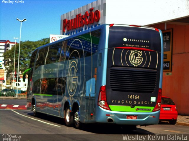 Viação Garcia 16164 na cidade de Sorocaba, São Paulo, Brasil, por Weslley Kelvin Batista. Número da foto: #4738724.