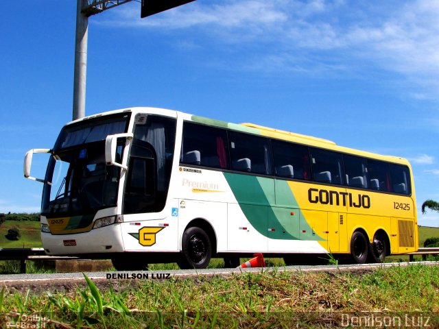 Empresa Gontijo de Transportes 12425 na cidade de São Gonçalo do Sapucaí, Minas Gerais, Brasil, por Denílson Luiz Batista Lavrador . ID da foto: 4738401.