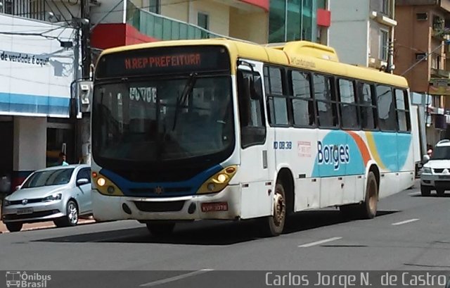 Viação Borges 10 08 38 na cidade de Santarém, Pará, Brasil, por Carlos Jorge N.  de Castro. Número da foto: #4742576.
